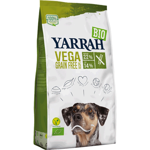 Bio Vega Getreidefrei 10kg Hund Trockenfutter Yarrah